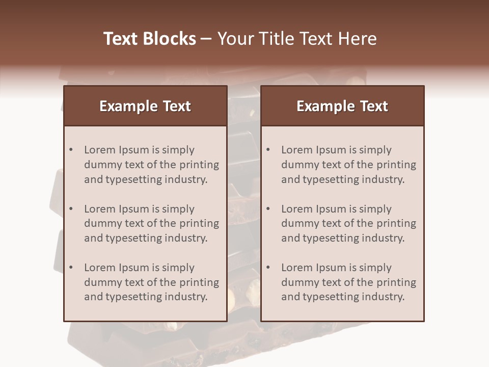 Block Part Color PowerPoint Template