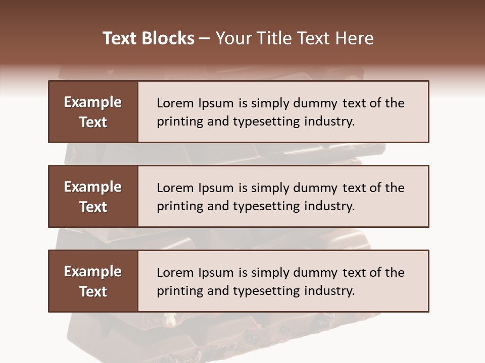 Block Part Color PowerPoint Template