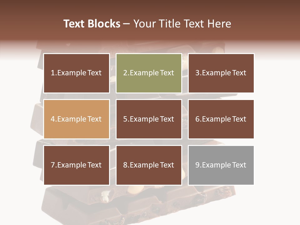 Block Part Color PowerPoint Template