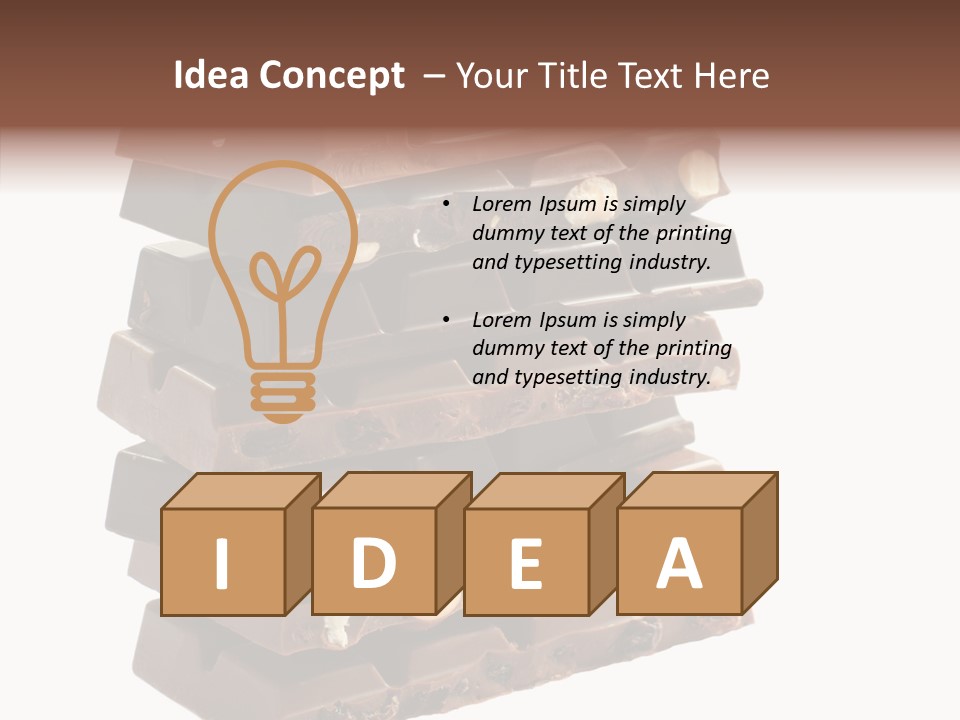 Block Part Color PowerPoint Template