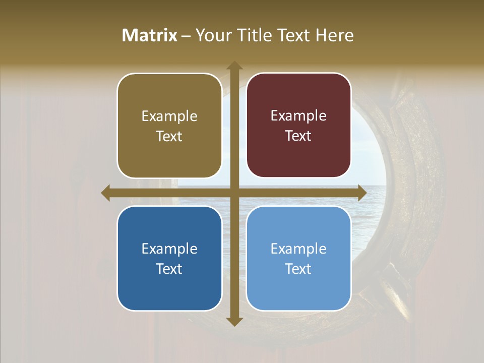 Background Brass Nautical PowerPoint Template