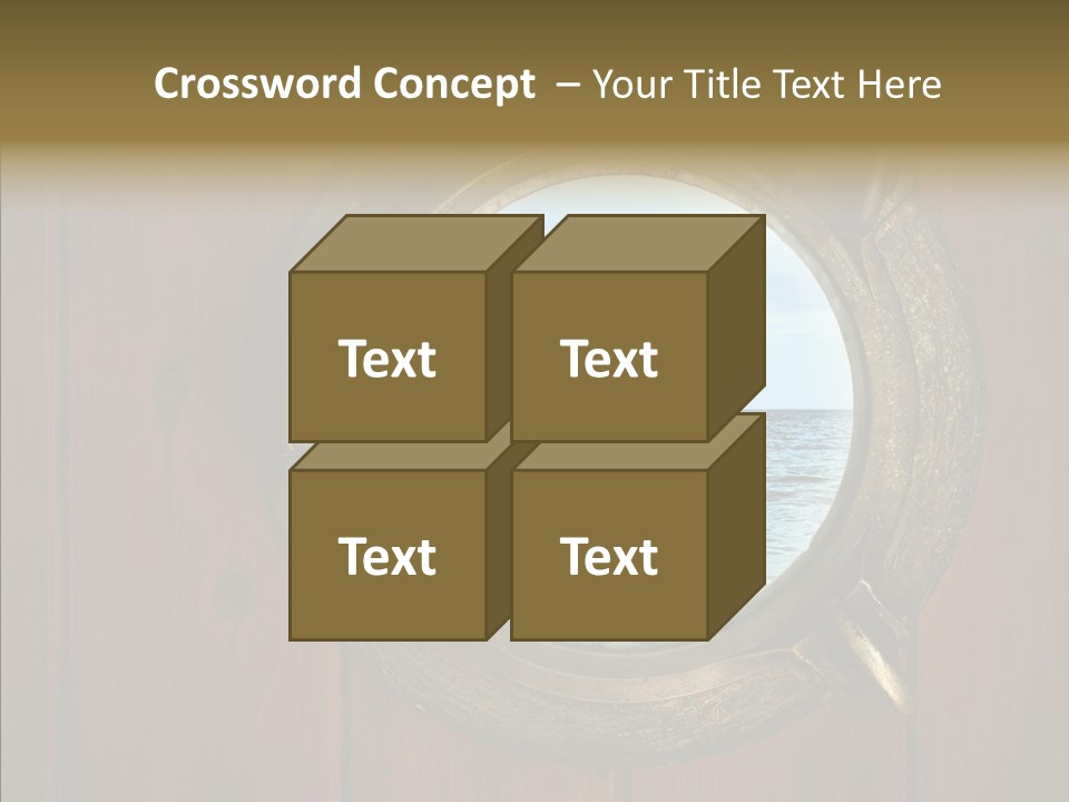 Background Brass Nautical PowerPoint Template