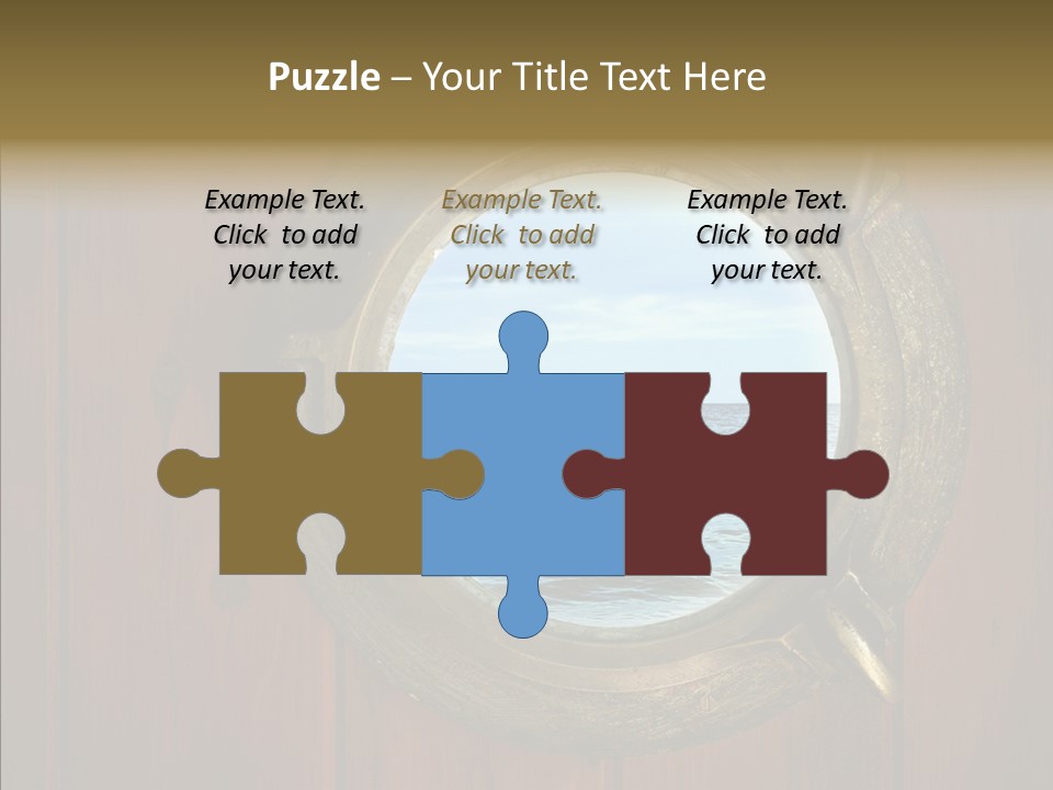 Background Brass Nautical PowerPoint Template