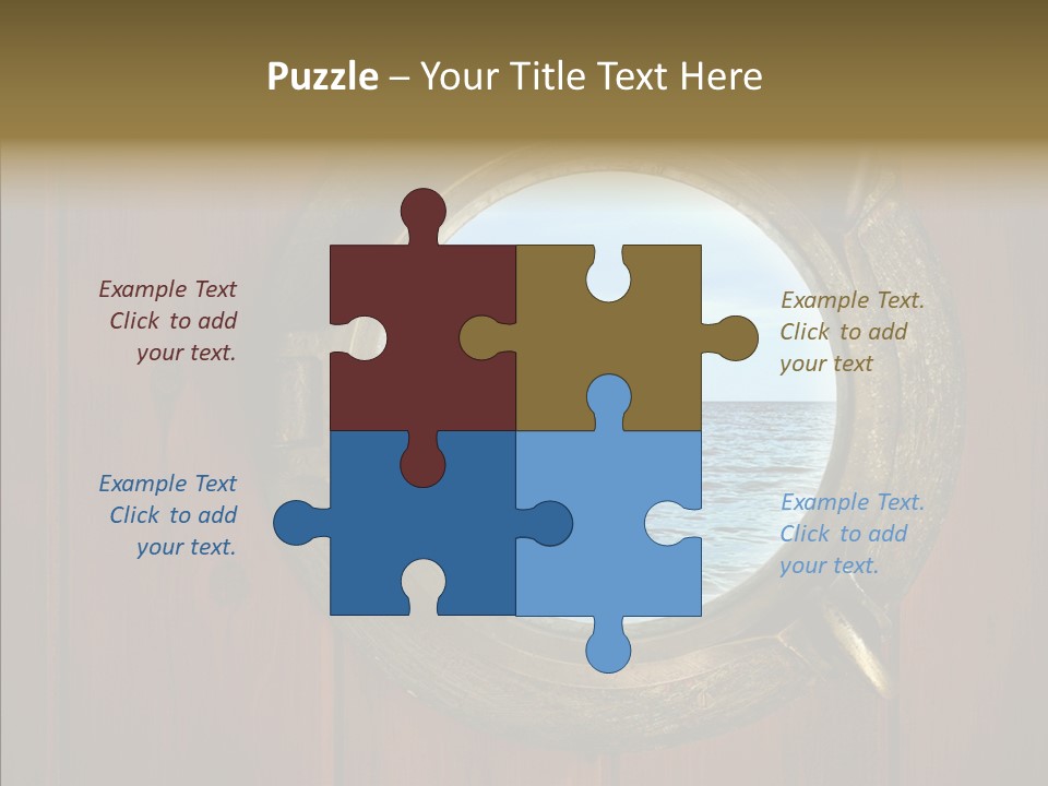 Background Brass Nautical PowerPoint Template