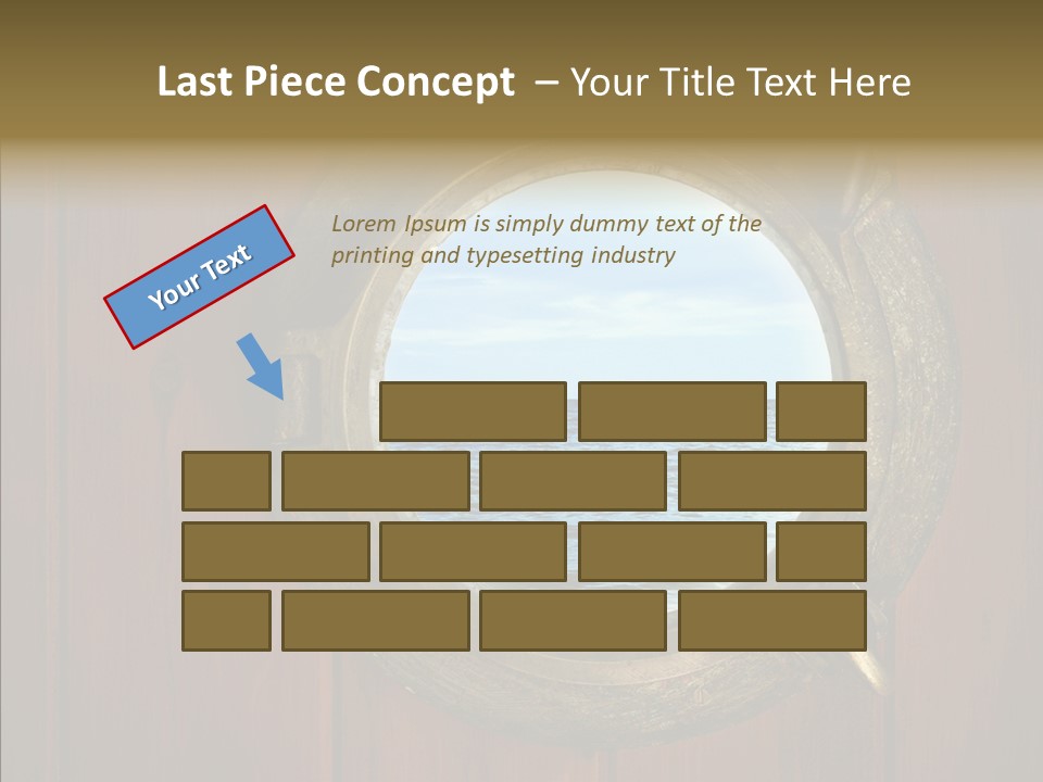 Background Brass Nautical PowerPoint Template