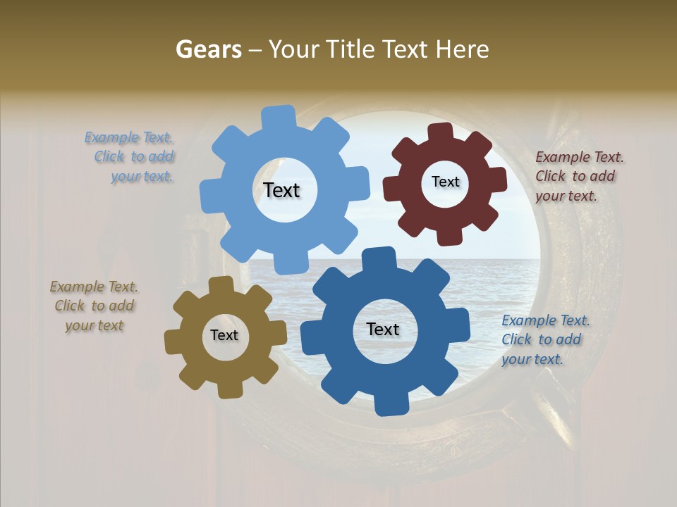 Background Brass Nautical PowerPoint Template