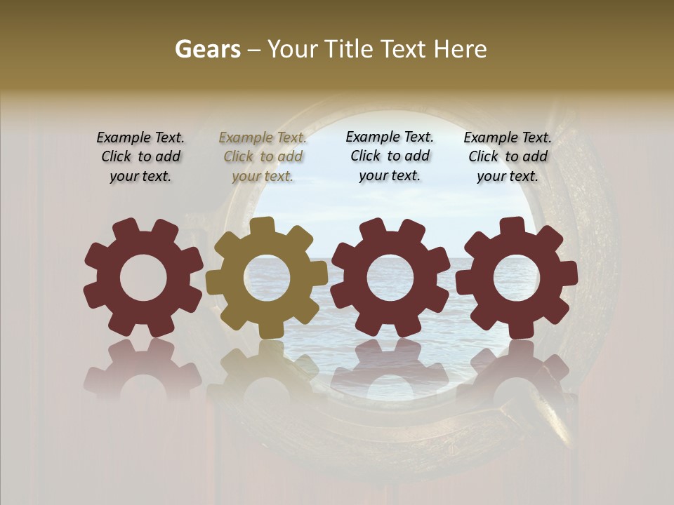 Background Brass Nautical PowerPoint Template