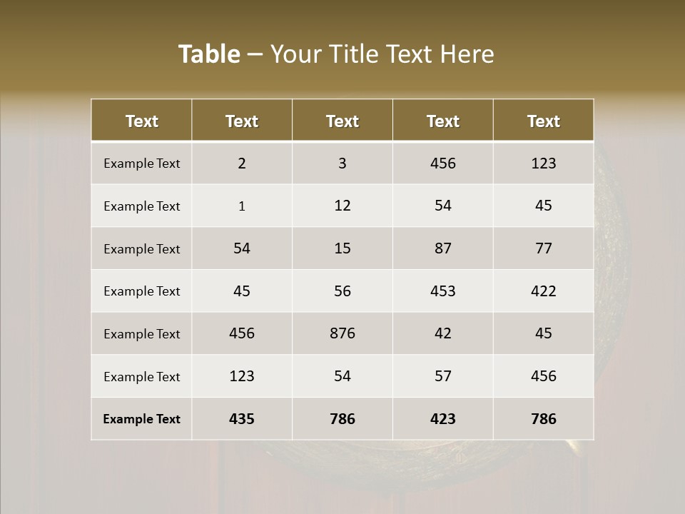 Background Brass Nautical PowerPoint Template