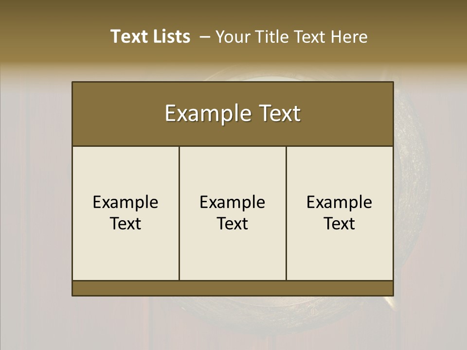 Background Brass Nautical PowerPoint Template