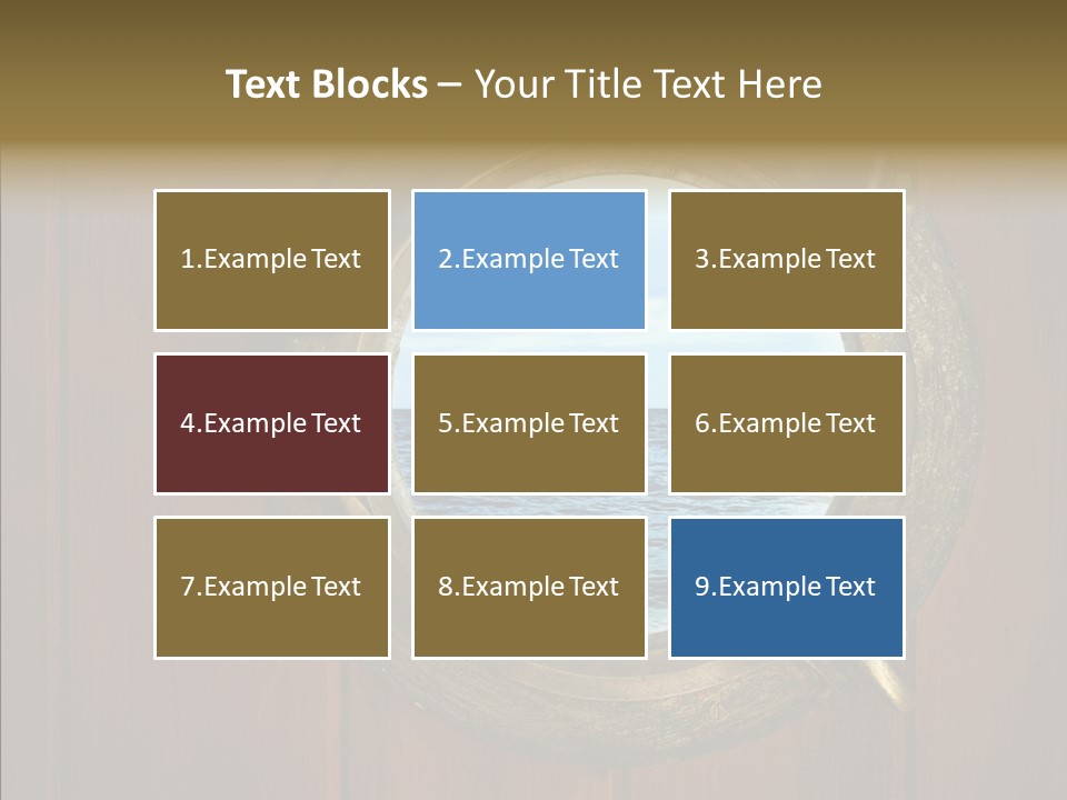 Background Brass Nautical PowerPoint Template