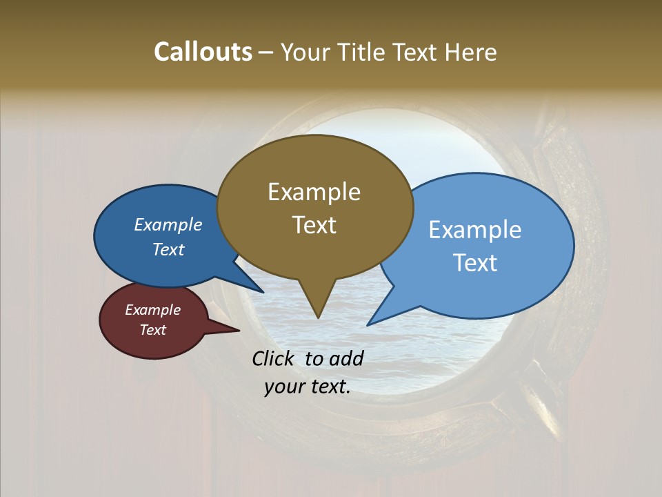 Background Brass Nautical PowerPoint Template