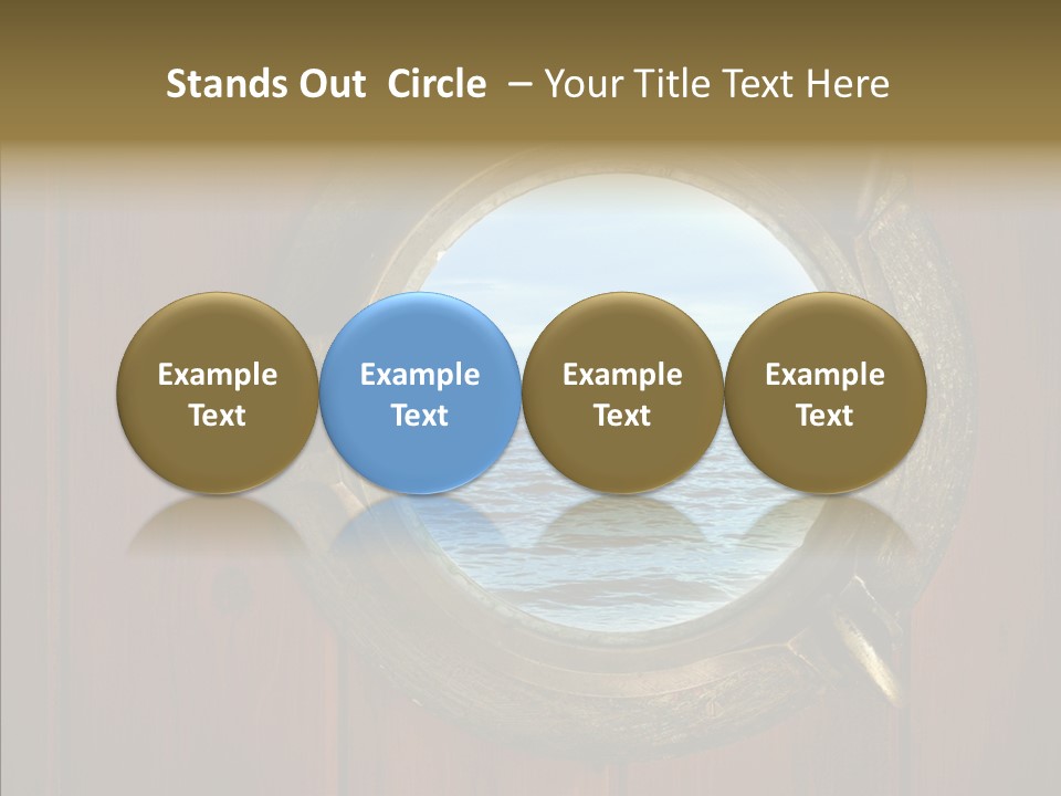 Background Brass Nautical PowerPoint Template