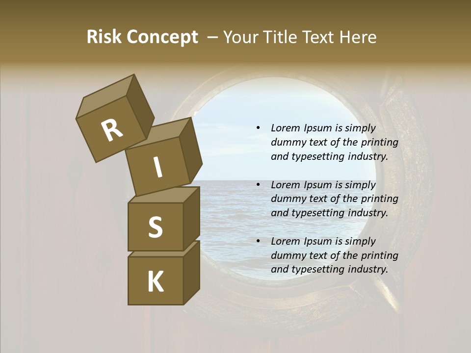 Background Brass Nautical PowerPoint Template