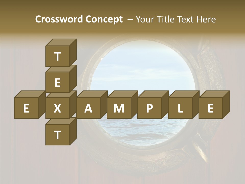 Background Brass Nautical PowerPoint Template