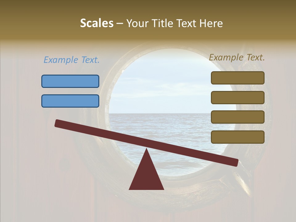 Background Brass Nautical PowerPoint Template