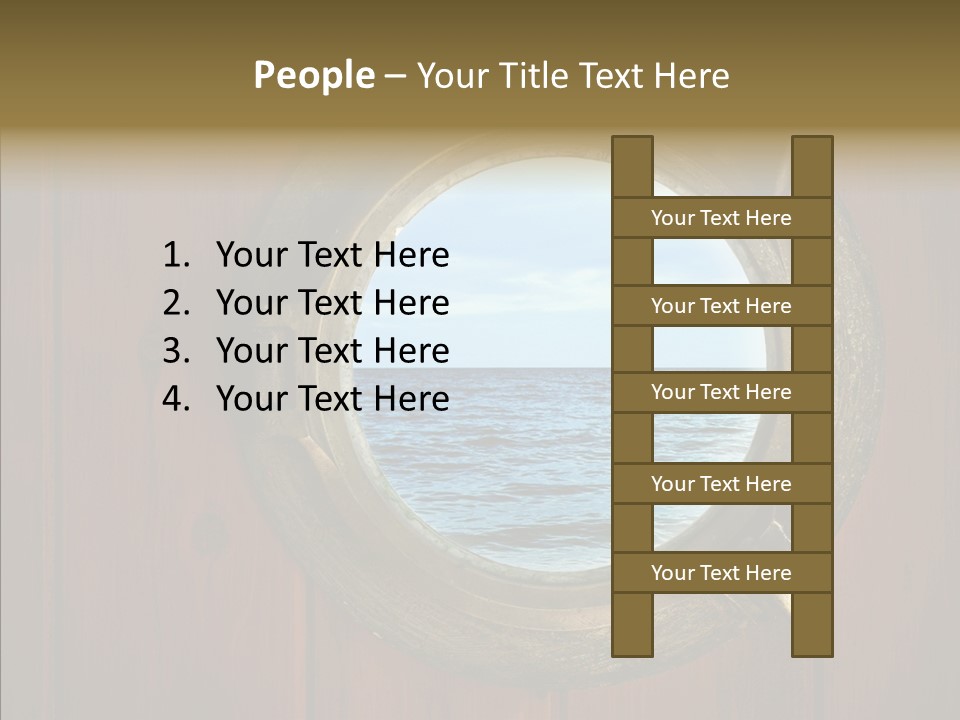 Background Brass Nautical PowerPoint Template