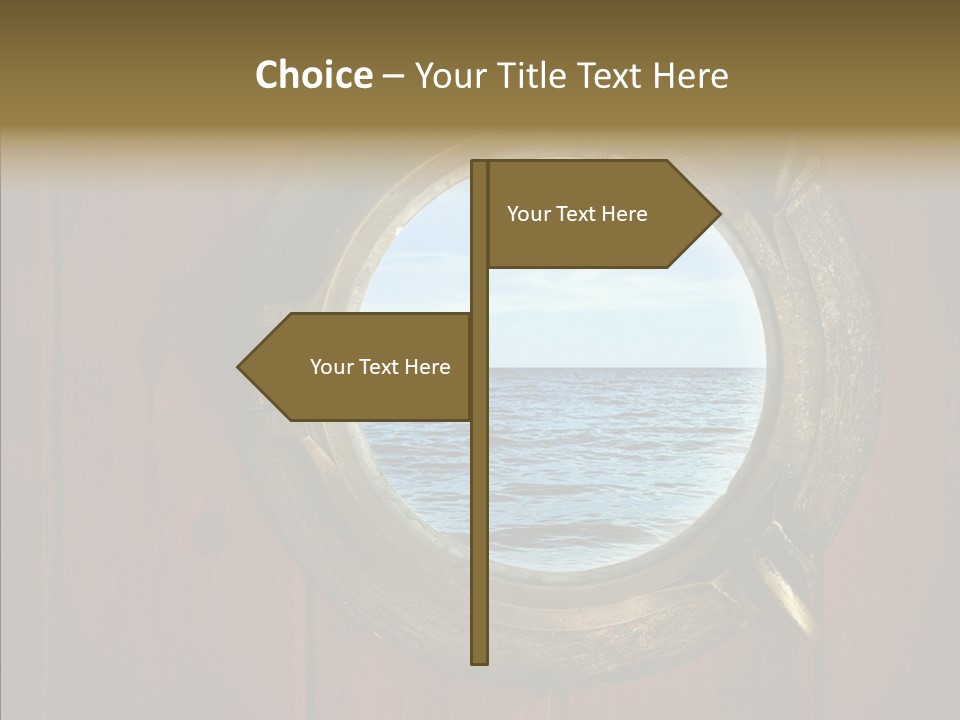 Background Brass Nautical PowerPoint Template