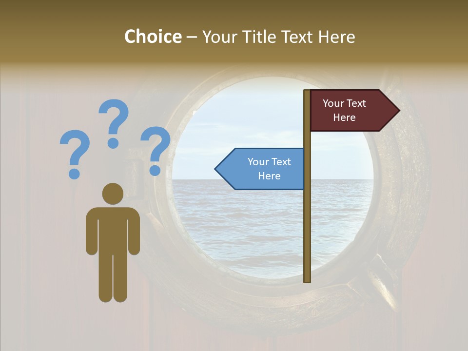 Background Brass Nautical PowerPoint Template