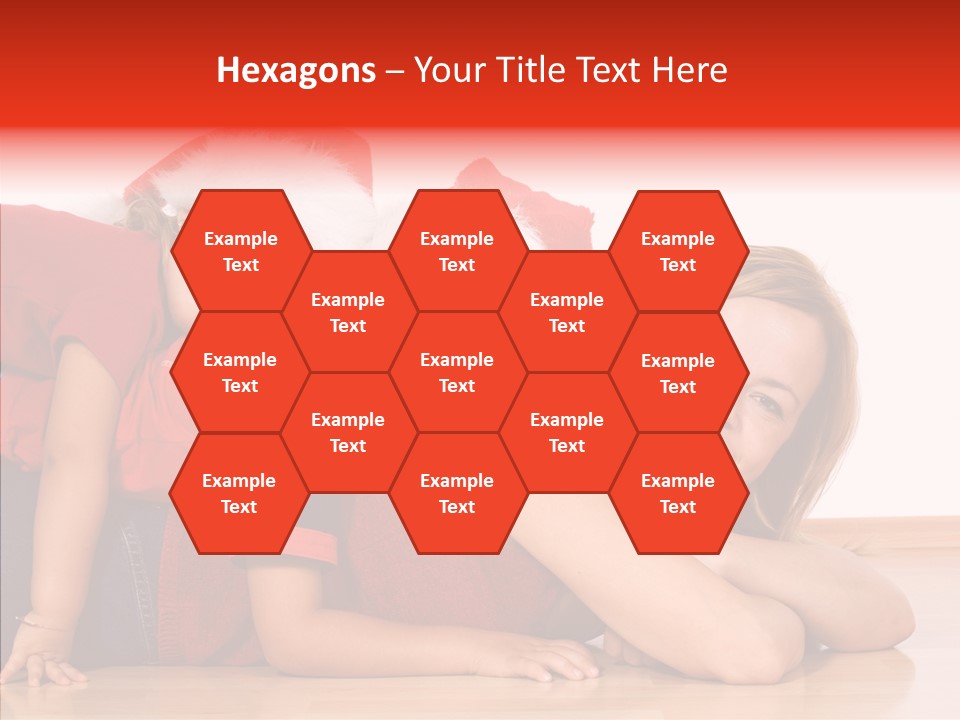 People Xmas White PowerPoint Template