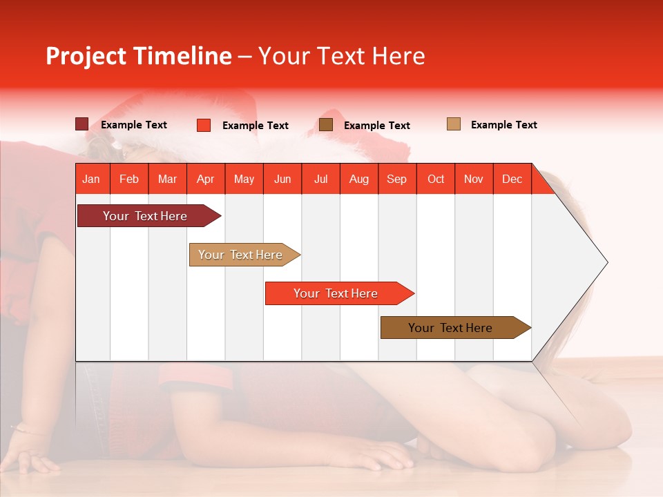 People Xmas White PowerPoint Template