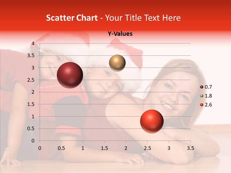 People Xmas White PowerPoint Template