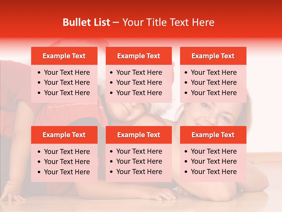 People Xmas White PowerPoint Template