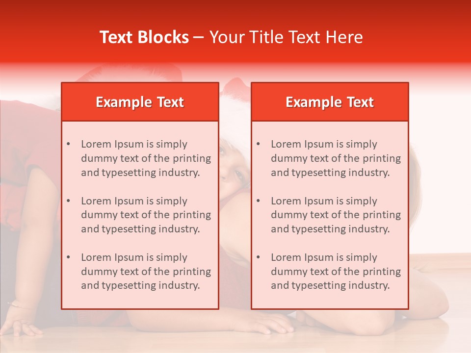 People Xmas White PowerPoint Template