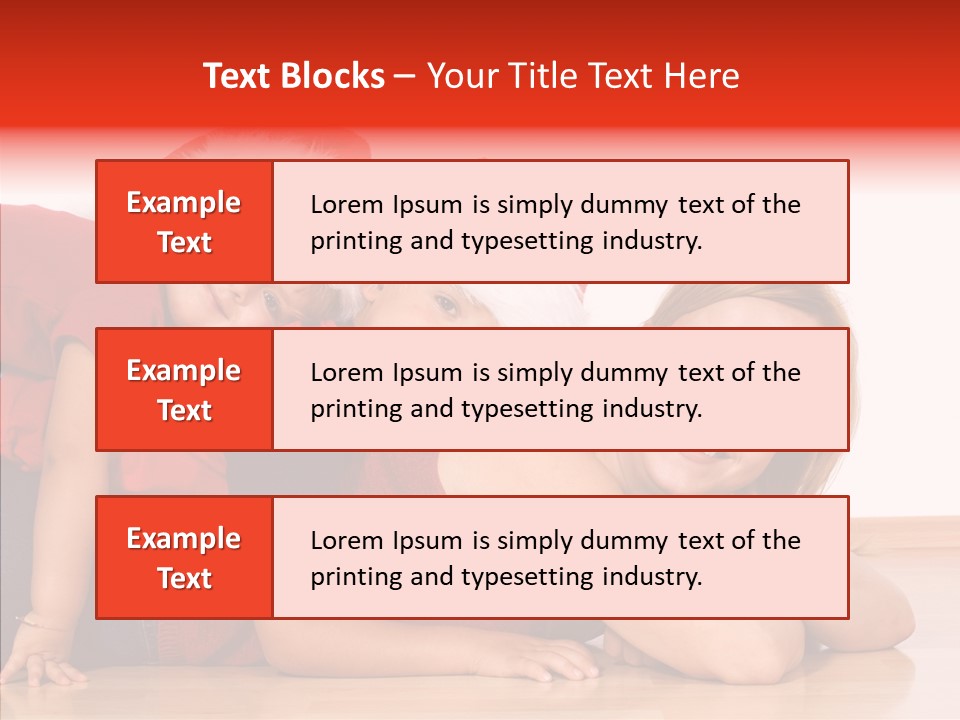 People Xmas White PowerPoint Template
