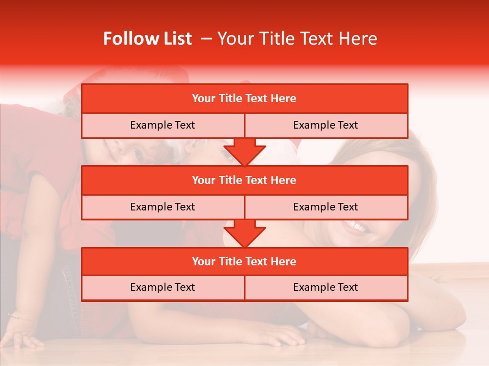 People Xmas White PowerPoint Template
