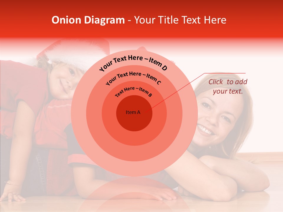 People Xmas White PowerPoint Template