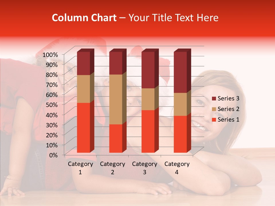 People Xmas White PowerPoint Template
