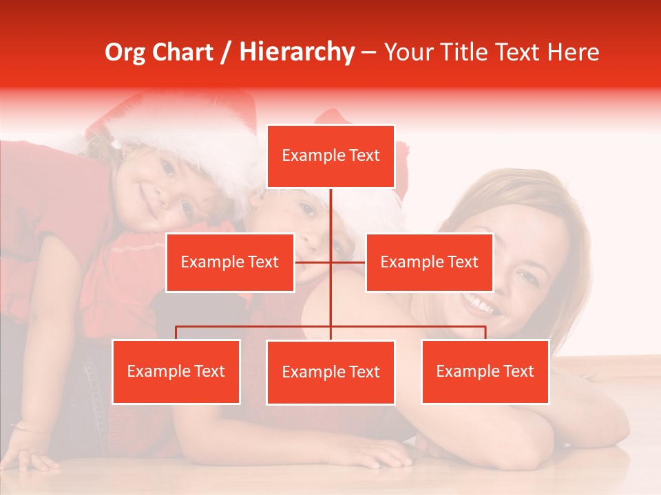 People Xmas White PowerPoint Template