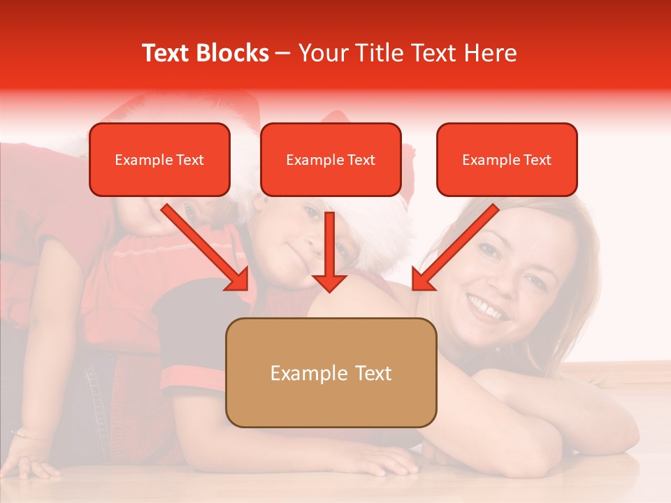 People Xmas White PowerPoint Template