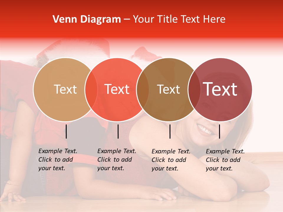 People Xmas White PowerPoint Template