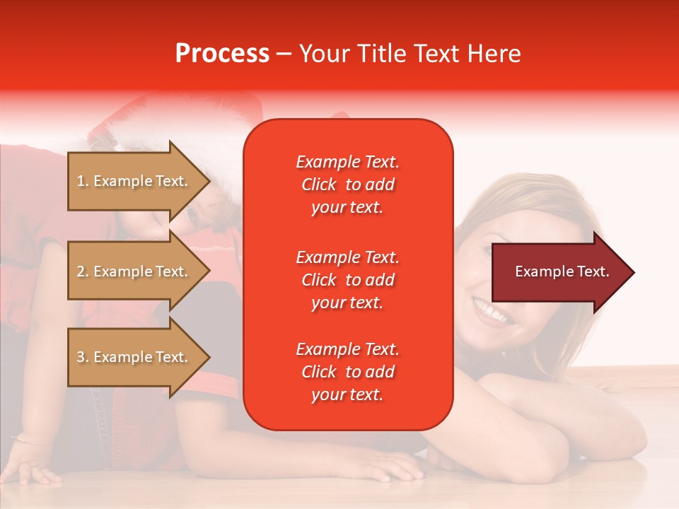 People Xmas White PowerPoint Template