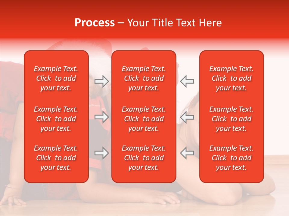 People Xmas White PowerPoint Template