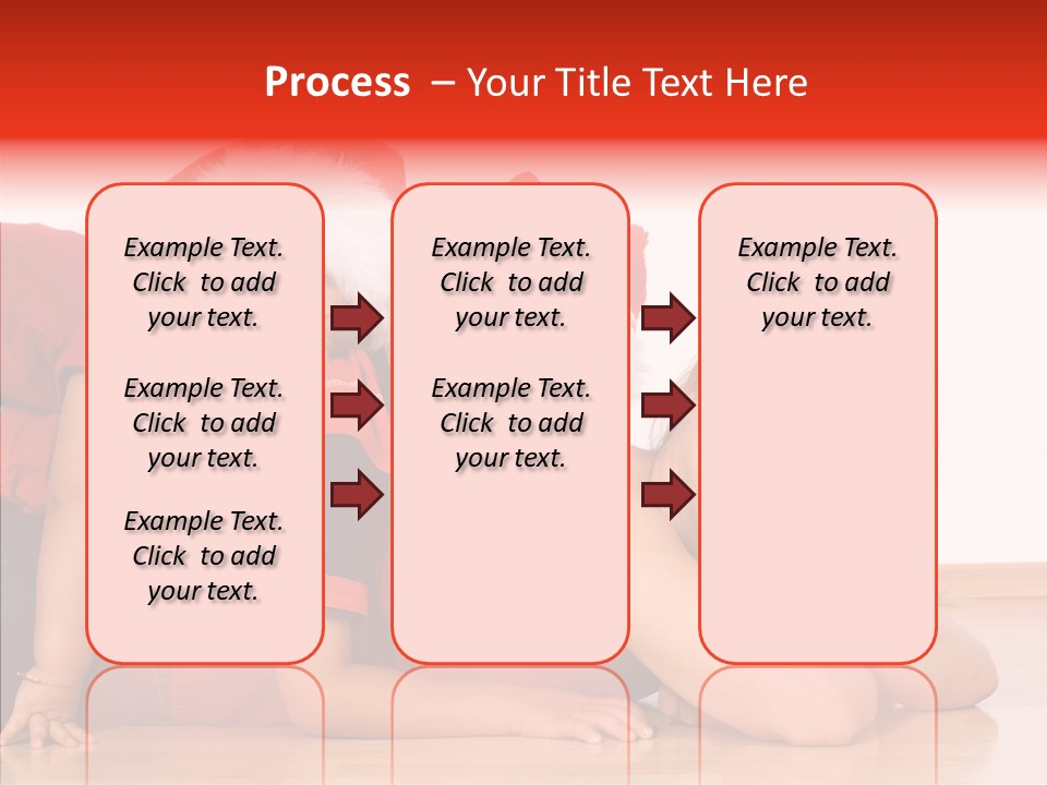 People Xmas White PowerPoint Template