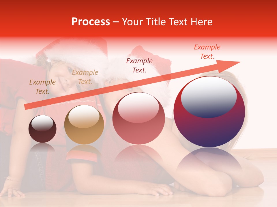 People Xmas White PowerPoint Template