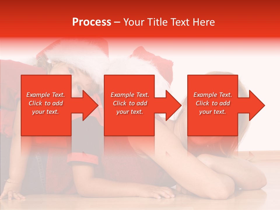 People Xmas White PowerPoint Template