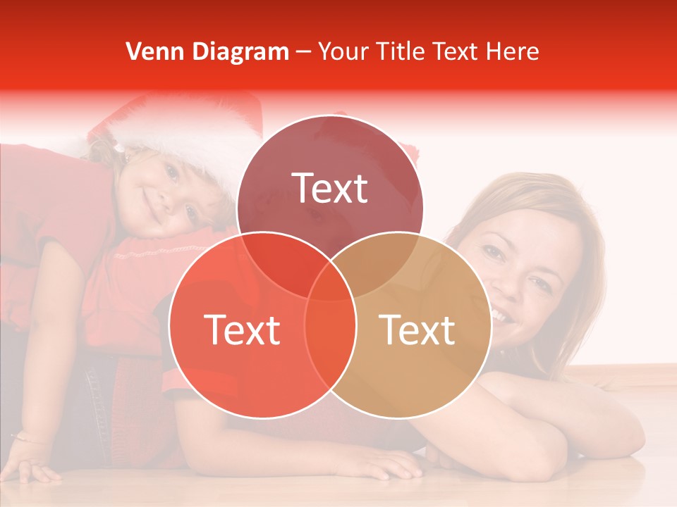 People Xmas White PowerPoint Template