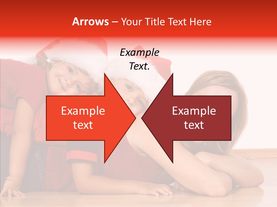 People Xmas White PowerPoint Template