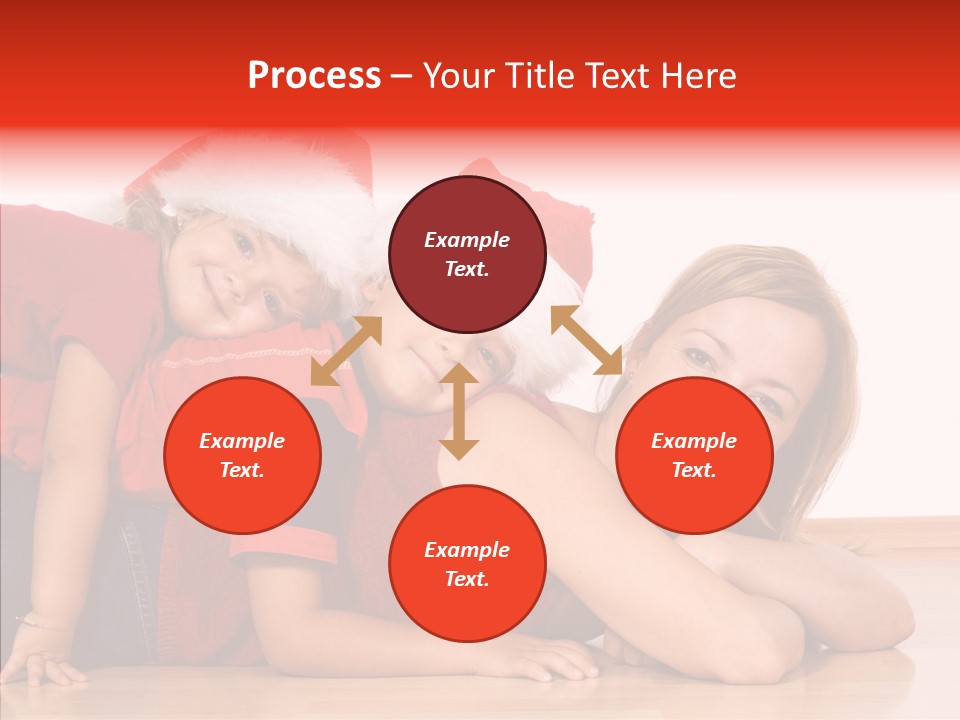People Xmas White PowerPoint Template