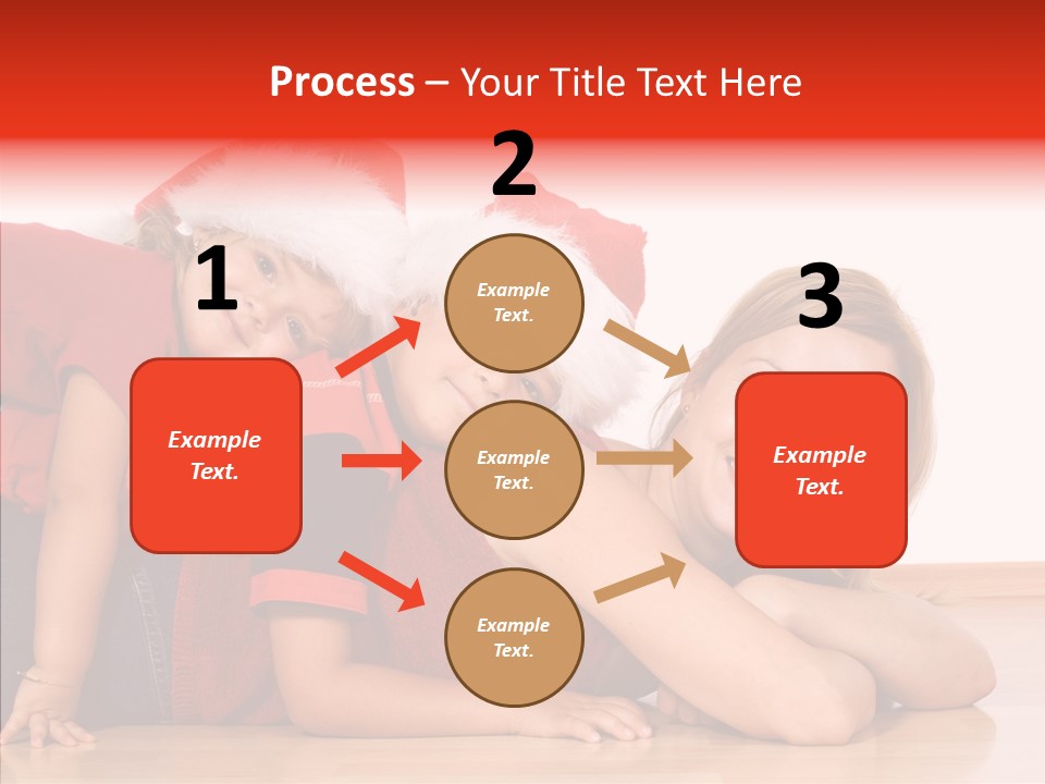 People Xmas White PowerPoint Template