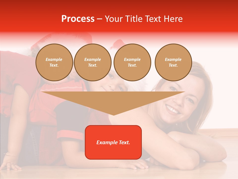 People Xmas White PowerPoint Template