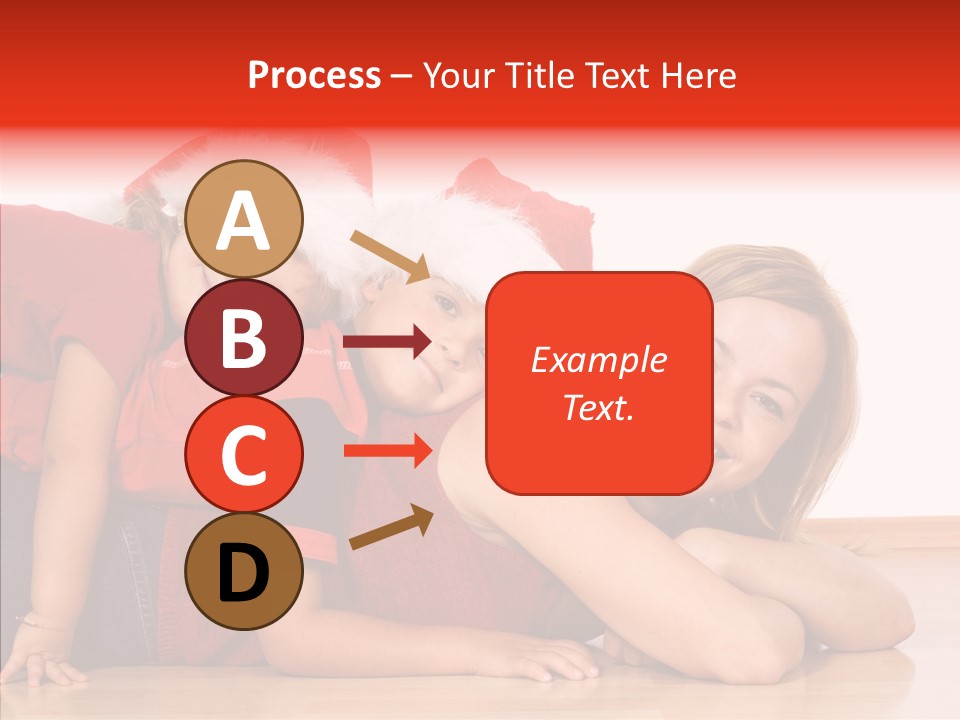 People Xmas White PowerPoint Template