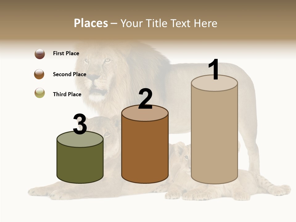 Isolated Pair Many PowerPoint Template