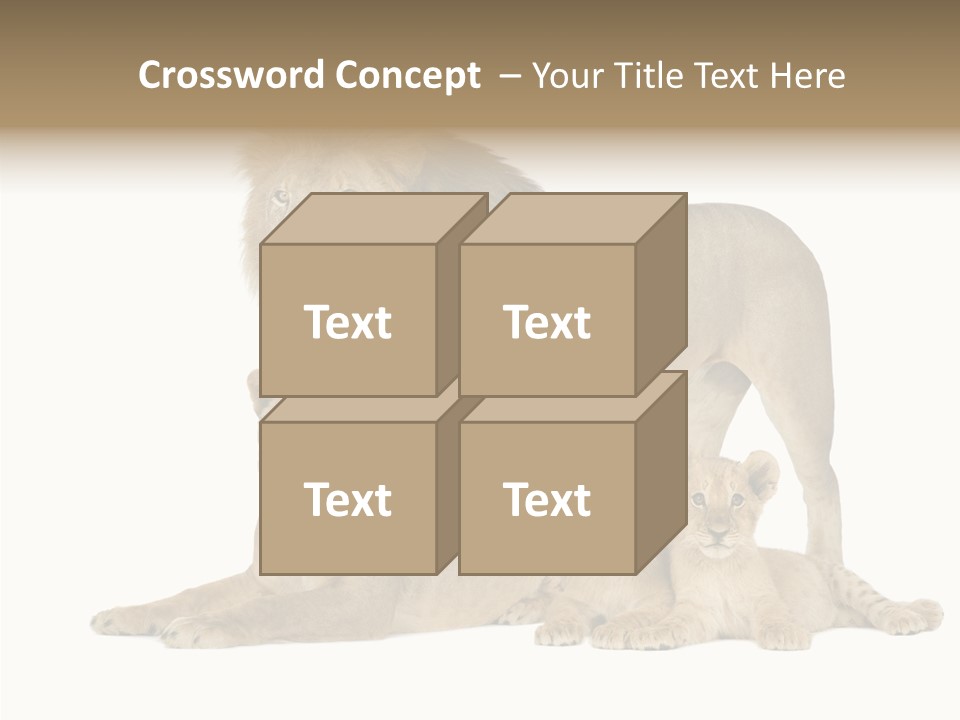 Isolated Pair Many PowerPoint Template