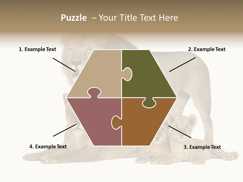 Isolated Pair Many PowerPoint Template