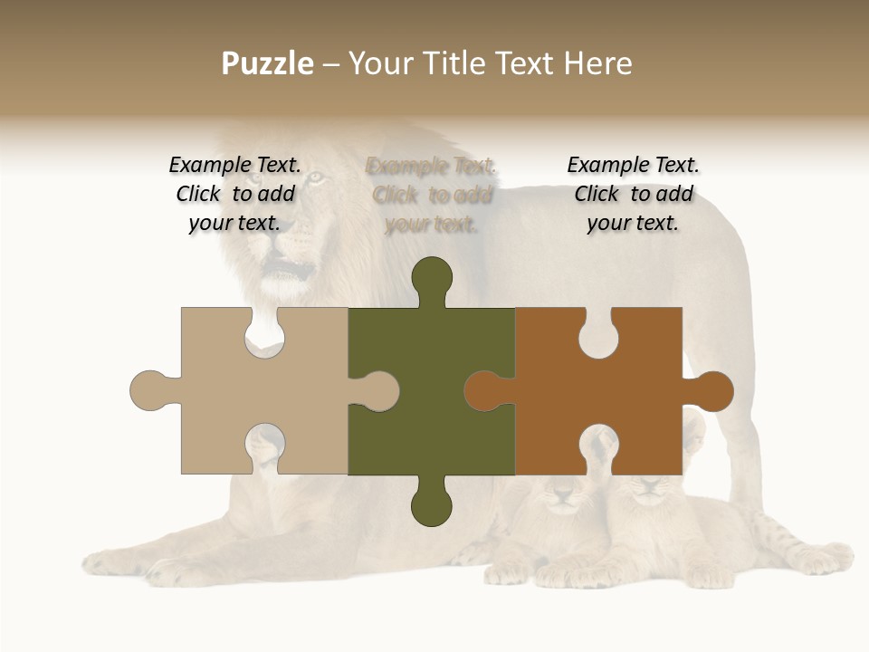 Isolated Pair Many PowerPoint Template