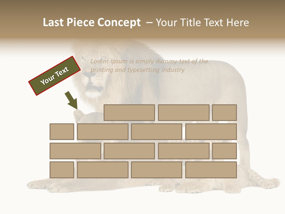 Isolated Pair Many PowerPoint Template